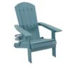 Chaise Adirondack Pliable Tranquilo Depot En Plastique Bleu Sarcelle -Outsunnies Boutique 331032072 MainImage 001 l