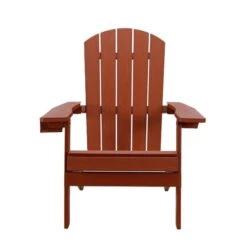 Chaise Adirondack Pliable Tranquilo Depot En Plastique Rouge -Outsunnies Boutique 331032076 AlternateImage3 l