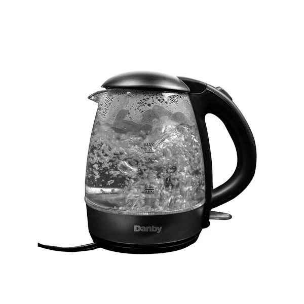Danby DBKT12013BD11 Bouilloire En Verre 1,2 L En Noir 5 Danby DBKT12013BD11 Bouilloire En Verre 1,2 L En Noir – Image 3
