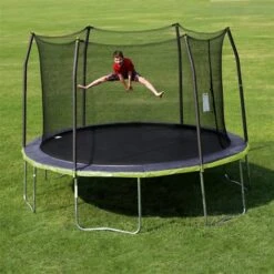 Trampoline Skywalker Trampolines Rond Noir De 13 Pi Avec Enceinte De Sécurité Incluse -Outsunnies Boutique 331037711 AlternateImage3 l