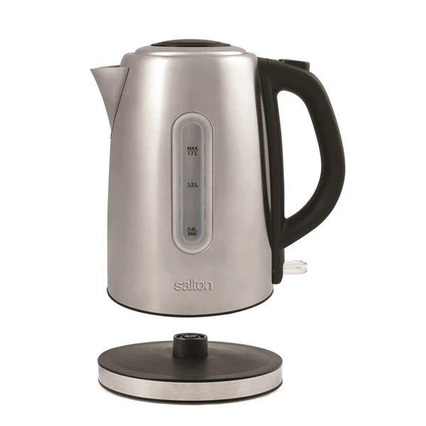 Bouilloire électrique Manuelle Salton En Acier Inoxydable De 1,7 L Sans Fil 4 Bouilloire électrique Manuelle Salton En Acier Inoxydable De 1,7 L Sans Fil – Image 2