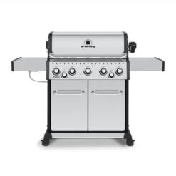 Barbecue Au Gaz Propane Liquide Baron S 590 Pro IR De Broil King à 5 Brûleurs Avec Brûleur Latéral IR Et Brûleur De Rôtiss