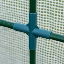 Serre De Jardin Adossée Avec Porte Zippée Enroulable De 7 Pi X 4 Pi Par Outsunny, Blanche -Outsunnies Boutique 331044661 AlternateImage4 l