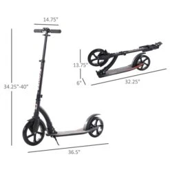 Trottinette à Hauteur Ajustable Et Pliable Pour 14 Ans Et + Par Soozier 9 Trottinette à Hauteur Ajustable Et Pliable Pour 14 Ans Et + Par Soozier -Outsunnies Boutique 331044675 AlternateImage2 l