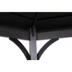 Abri De Jardin Permanent Hexagonal En Métal Noir Ashland Par Sunjoy De 14,7 pi X 14,7 pi Avec Toit En Acier -Outsunnies Boutique 331044803 AlternateImage3 l