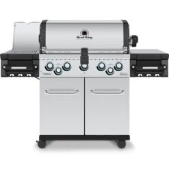 Barbecue Au Gaz Propane Regal S690 PRO IR En Acier Inoxydable Par Broil King à 6 Brûleurs Et Un Brûleur Pour Rotisserie