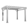 Pergola Autoportante En Métal Blanc Hawthorne Par Backyard Discovery De 10 pi L. X 12 pi L. X 7,7 pi H. -Outsunnies Boutique 331046714 MainImage frCA l