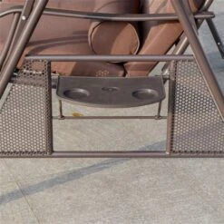 Balancelle De Véranda Outsunny En Acier Brun Pour 2 Personnes 11 Balancelle De Véranda Outsunny En Acier Brun Pour 2 Personnes -Outsunnies Boutique 331058218 AlternateImage4 l