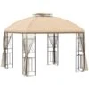 Abri De Jardin Semi-permanent Beige Outsunny De 9,7 Pi X 9,7 Pi Avec Toit En Polyester Et Cadre En Acier, Moustiquaire Incluse 1 Abri De Jardin Semi-permanent Beige Outsunny De 9,7 Pi X 9,7 Pi Avec Toit En Polyester Et Cadre En Acier, Moustiquaire Incluse -Outsunnies Boutique 331058229 MainImage 001 l