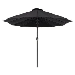 Parasol De Patio Double CorLiving De 15 Pieds Résistant Aux Rayons UV, Noir -Outsunnies Boutique 331061073 AlternateImage2 l