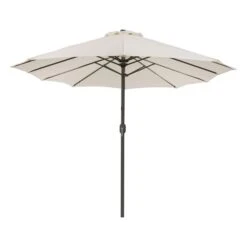 Parasol De Patio Double CorLiving De 15 Pieds Résistant Aux Rayons UV, Blanc Chaud -Outsunnies Boutique 331061085 AlternateImage2 l