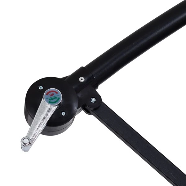 Parasol De Patio Suspendu Inclinable Bleu Marine De 9 Pi De CorLiving 7 Parasol De Patio Suspendu Inclinable Bleu Marine De 9 Pi De CorLiving – Image 5