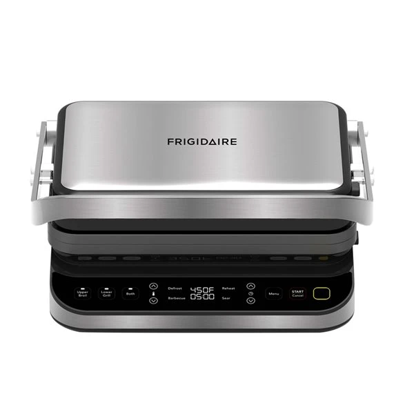 Gril D'intérieur Antiadhérent En Acier Inoxydable Par Frigidaire De 12,59 Po X 8,66 Po 3 Gril D'intérieur Antiadhérent En Acier Inoxydable Par Frigidaire De 12,59 Po X 8,66 Po