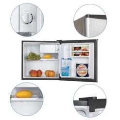 Réfrigérateur Compact Avec Congélateur De 1,6 Pi³ En Acier Inoxydable Par Koolatron -Outsunnies Boutique 331067287 AlternateImage2 l