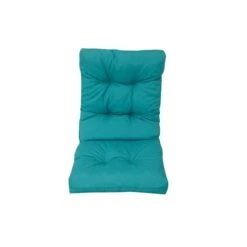 Coussin à Haut Dossier Pour Chaise Extérieure Turquoise Par Bozanto Inc