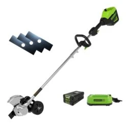 Coupe-bordure Greenworks Pro De 80 V, 8 Po Avec Batterie, Chargeur Et 3 Lames Supplémentaires
