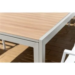 Table De Salle à Manger D'extérieur LifestyleGarden Port-Patterson 37,4 Po L. X 80,7 Po L. Extensible, Trou Pour Parasol -Outsunnies Boutique 331069965 AlternateImage2 l