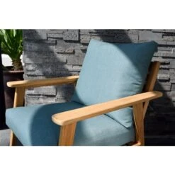 Ensemble De Mobilier Extérieur Eve Par LifestyleGarden à Cadre En Bois Avec Coussins En Oléfine Vert émeraude Inclus, 4 Piè -Outsunnies Boutique 331069974 AlternateImage2 l