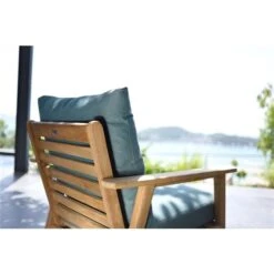 Ensemble De Mobilier Extérieur Eve Par LifestyleGarden à Cadre En Bois Avec Coussins En Oléfine Vert émeraude Inclus, 4 Piè -Outsunnies Boutique 331069974 AlternateImage3 l