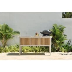 Station De Préparation De Cuisine Extérieure Pâle Avec évier Portals Par LifestyleGarden -Outsunnies Boutique 331069981 AlternateImage2 l