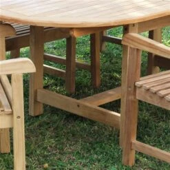 Ensemble De Salle à Manger Extérieur Cambridge Par LifestyleGarden En Bois De Teck, 7 Pièces -Outsunnies Boutique 331069986 AlternateImage3 l