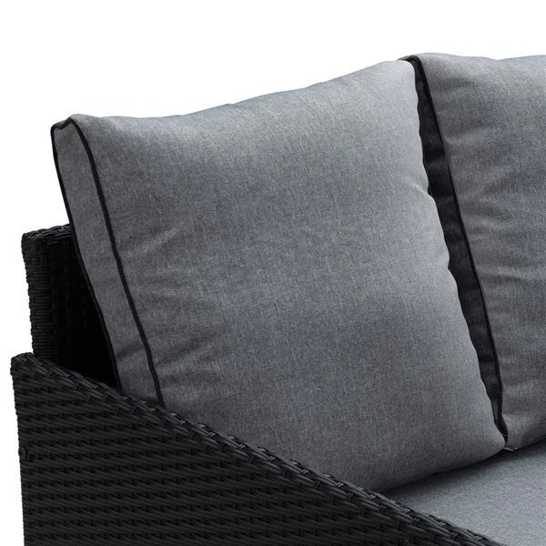 Chaise Longue Herman Surdimensionnée Grise Et Noire En Aluminium Par Patio Flare, 2 Pièces 6 Chaise Longue Herman Surdimensionnée Grise Et Noire En Aluminium Par Patio Flare, 2 Pièces – Image 4