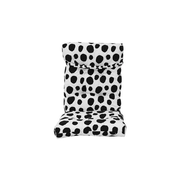 Coussin Blanc Et Noir Pour Chaise De Patio à Haut Dossier De Bozanto 6 Coussin Blanc Et Noir Pour Chaise De Patio à Haut Dossier De Bozanto – Image 4