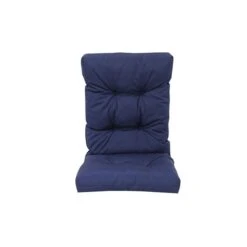 Coussin Pour Chaise De Patio Ă Haut Dossier Bleu Marine De Bozanto