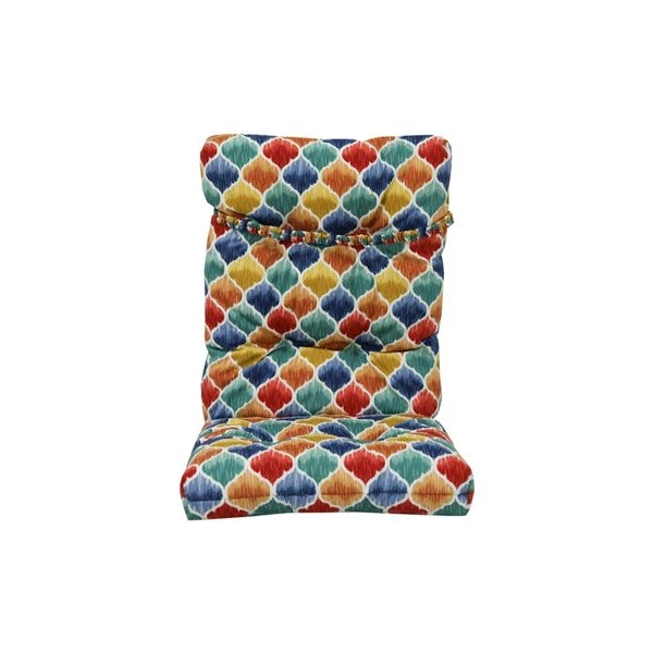 Coussin Multicolore Pour Chaise De Patio à Haut Dossier De Bozanto 6 Coussin Multicolore Pour Chaise De Patio à Haut Dossier De Bozanto – Image 4