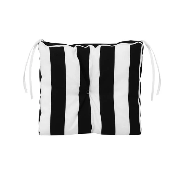 Coussin Pour Chaise De Patio Blanc Et Noir De Bozanto 3 Coussin Pour Chaise De Patio Blanc Et Noir De Bozanto