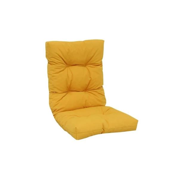 Coussin Jaune Pour Chaise D'extérieur à Haut Dossier De Bozanto 5 Coussin Jaune Pour Chaise D'extérieur à Haut Dossier De Bozanto – Image 3
