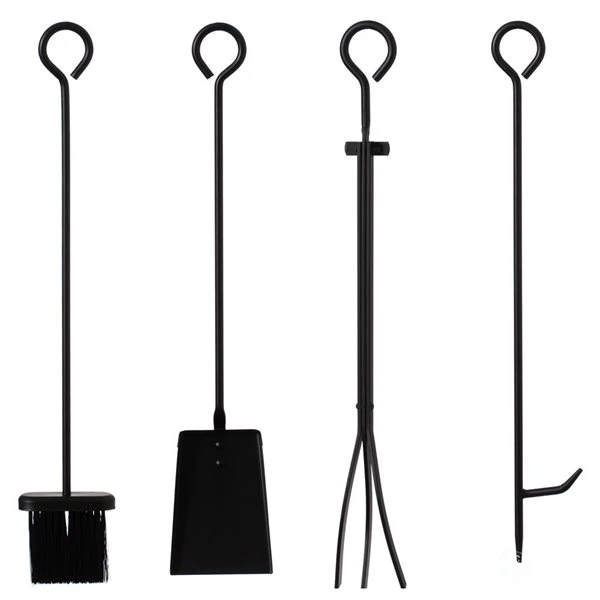 Ensemble D'outils Et Porte-bûches Gardenised Intérieur Et Extérieur En Fer, 5 Pièces 7 Ensemble D'outils Et Porte-bûches Gardenised Intérieur Et Extérieur En Fer, 5 Pièces – Image 5