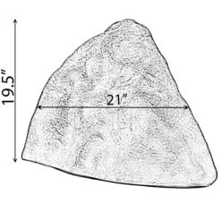 Roche Artificielle Gardenised Pointue -Outsunnies Boutique 332000556 AlternateImage4 l