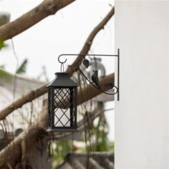 Crochets Muraux Contemporains Gardenised En Acier Noir De 11,75 Po Pour Plantes Suspendues, Paquet De 2 -Outsunnies Boutique 332000575 AlternateImage4 l