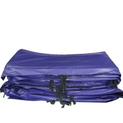Coussin à Ressorts Pour Trampoline Skywalker Trampolines Rond Bleu Foncé De 14 Pi