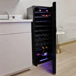 Réfrigérateur à Vin Autoportant à 2 Zones 50 Bouteilles Par Koolatron 9 Réfrigérateur à Vin Autoportant à 2 Zones 50 Bouteilles Par Koolatron -Outsunnies Boutique 332002964 AlternateImage2 l