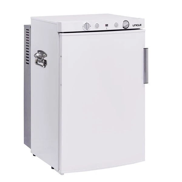 Mini-réfrigérateur Portatif De 3,4 Pi³ Au Propane à 3 Voies GPL/110 V/12 V Par Unique, Blanc 3 Mini-réfrigérateur Portatif De 3,4 Pi³ Au Propane à 3 Voies GPL/110 V/12 V Par Unique, Blanc