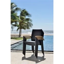 Ensemble à Dîner Extérieur Portals De LifestyleGarden Noir Table 82,7 Po 9 Pièces 9 Ensemble à Dîner Extérieur Portals De LifestyleGarden Noir Table 82,7 Po 9 Pièces -Outsunnies Boutique 332004096 AlternateImage2 l