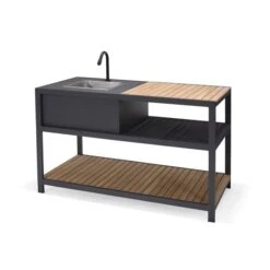 Cuisine Extérieure Amber De LifestyleGarden Gris 50 Po L X 23,6 Po L X 37,4 Po H