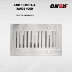 Hotte Aspirante D'îlot De 30 Po En Acier Inoxydable Onex Avec Conduit D'évacuation 9 Hotte Aspirante D'îlot De 30 Po En Acier Inoxydable Onex Avec Conduit D'évacuation -Outsunnies Boutique 332004669 AlternateImage2 l
