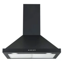 Hotte De Cuisine Pyramidale Hybride Noir Mat à Montage Mural 24 Po 280 PCM Ancona Avec Filtre Au Charbon 9 Hotte De Cuisine Pyramidale Hybride Noir Mat à Montage Mural 24 Po 280 PCM Ancona Avec Filtre Au Charbon -Outsunnies Boutique 332004692 AlternateImage2 l