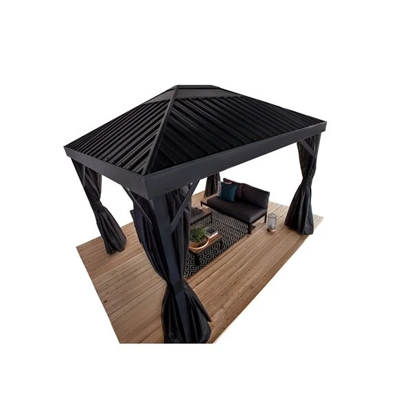 Abri De Jardin Rectangulaire Sojag Skylight 10 X 12 Po Métal Noir Avec Toit En Acier 7 Abri De Jardin Rectangulaire Sojag Skylight 10 X 12 Po Métal Noir Avec Toit En Acier – Image 5