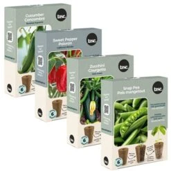 Ensemble De Légumes Croustillants Tasc De Concombres, Poivrons, Courgettes Et Pois Mangetout, 6 Pastilles De Chaque