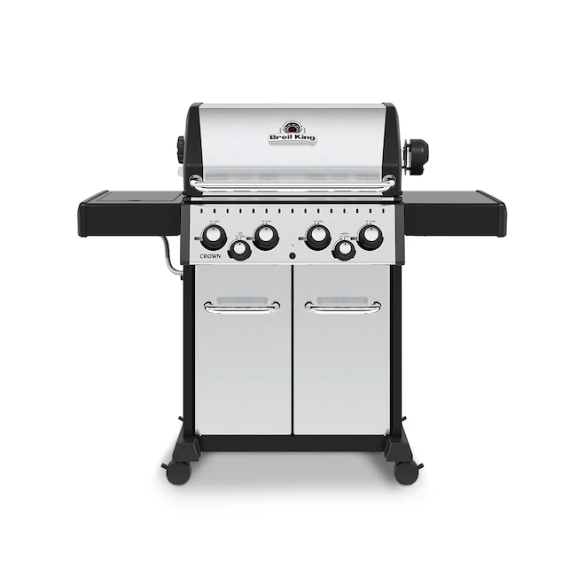 Barbecue Gaz Naturel S490 Crown De Broil King 40000 BTU Acier Inoxydable 3 Barbecue Gaz Naturel S490 Crown De Broil King 40000 BTU Acier Inoxydable