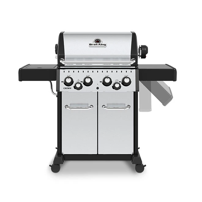Barbecue Gaz Naturel S490 Crown De Broil King 40000 BTU Acier Inoxydable 4 Barbecue Gaz Naturel S490 Crown De Broil King 40000 BTU Acier Inoxydable – Image 2