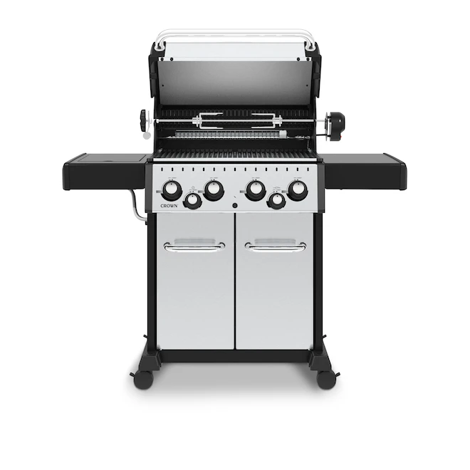 Barbecue Gaz Naturel S490 Crown De Broil King 40000 BTU Acier Inoxydable 5 Barbecue Gaz Naturel S490 Crown De Broil King 40000 BTU Acier Inoxydable – Image 3