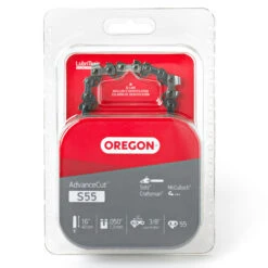Chaîne Pour Scie Mécanique Oregon AdvanceCut S55, Pas De Chaîne De 3/8 Po, Calibre De 0,05 Po, Longueur Du Guide 16 Po