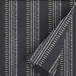 Coussin Réversible Pour Chaise De Patio Style Selections, 19 Po X 18 Po X 2,5 Po, Polyester, Motif Rayé Noir -Outsunnies Boutique 41537232d L