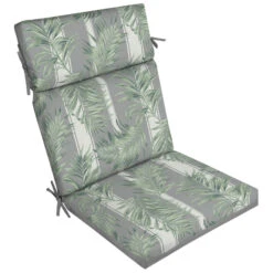 Coussin Réversible Pour Chaise De Patio à Dossier Haut Style Selections 44 Po X 21 Po X 4,5 Po En Polyester