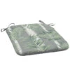 Coussin De Siège Cabana Pour Patio Par Style Selections Motif Tropical, 18 Po X 19 Po, Gris -Outsunnies Boutique 41537500 L